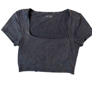 Aerie Charcoal Crop Top